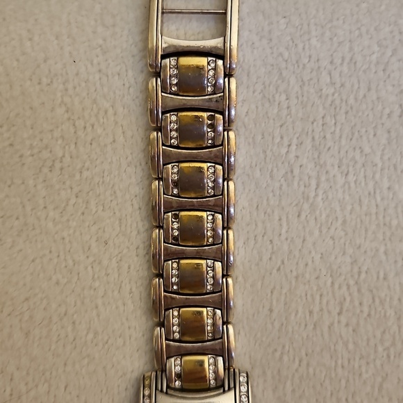 Vtg BRIGHTON 1990s Turin Silver and Gold Two-Tone Watch main image 6